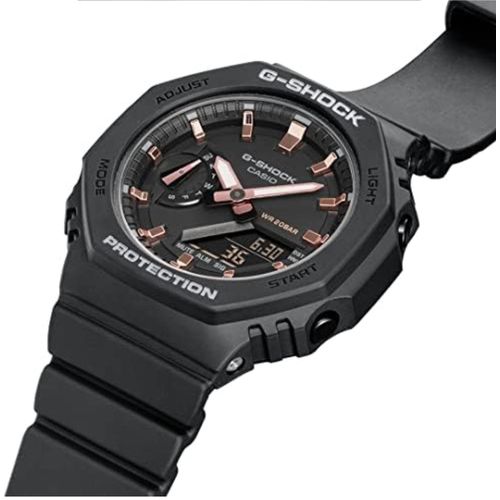 G-Shock Fashion Unisex Quartz Watch, Analog-Digital Display-Black