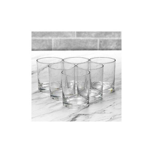 6 Transparent Whiskey Glasses