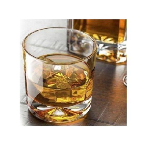 6 Transparent Whiskey Glasses