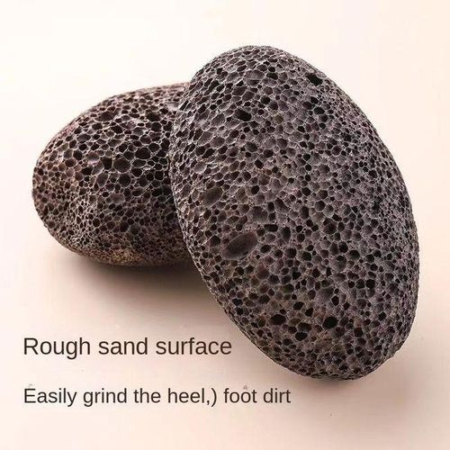 Natural Pumice Stone, Foot Scrubber, Dry Dead Skin Remover - Brown