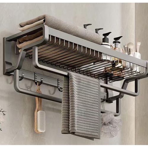 Bathroom organiser Black , Grey