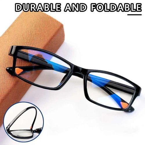 Portable Folding Reading Glasses With (anti 100 De)