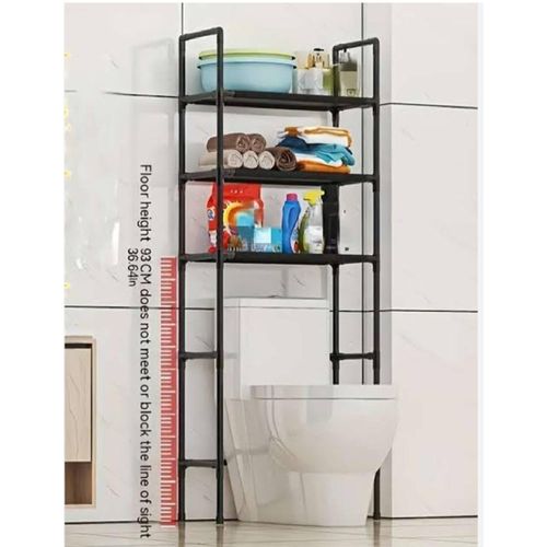 1pc Bathroom Organizer Shelf, Toilet Storage Rack