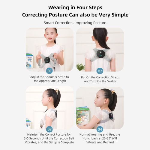 Upgraded Back Correction Strap Smart Posture Corrector For Women Men Kids