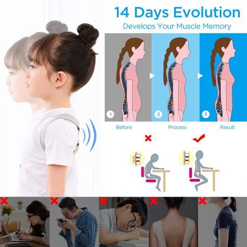 Smart Auto Adjustable Intelligent Posture Trainer - Upper Back Brace For Adults & Kids