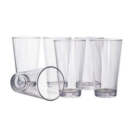 3-Pieces Glasses For Drinking Juice And Beer - Clear