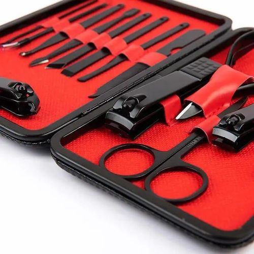 Stainless Manicure & Pedicure Nail Clipper Set - 15 Piece