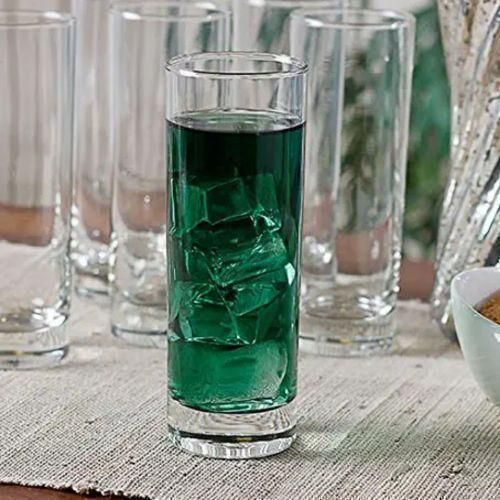 6 High Quality Transparent Juice Glasses