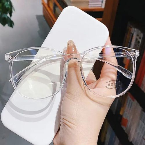 Anti-blue light glasses men and women flat light mirror blue light computer retro glasses frame round frame spot