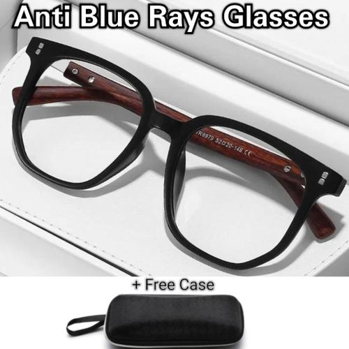 Computer Glasses Frames Anti Blue Rays Radiation Men Women Square Eye PC Glasses Frames Unisex Optical Print Glasses