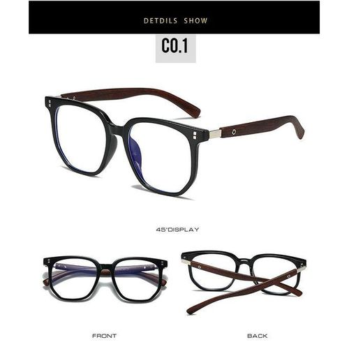 Computer Glasses Frames Anti Blue Rays Radiation Men Women Square Eye PC Glasses Frames Unisex Optical Print Glasses