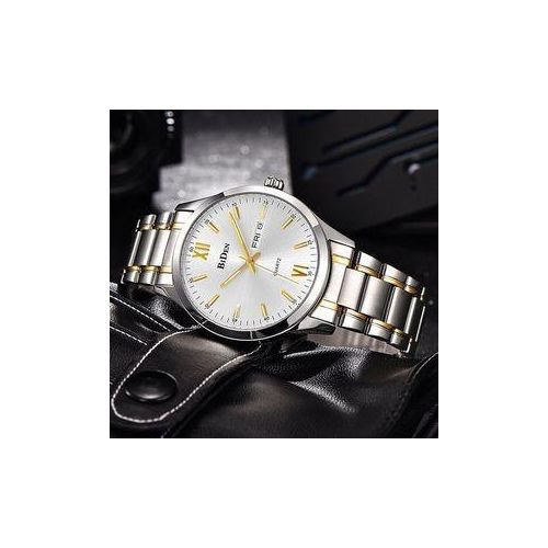 Biden Stainless Steel Wrist Gentlemen Watch - Silver