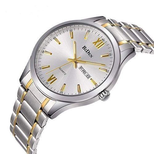 Biden Stainless Steel Wrist Gentlemen Watch - Silver