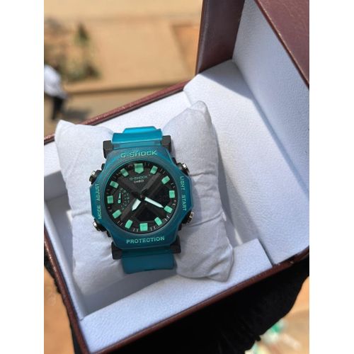 G-Shock Fashion Unisex Quartz Watch, Analog-Digital Display-Blue