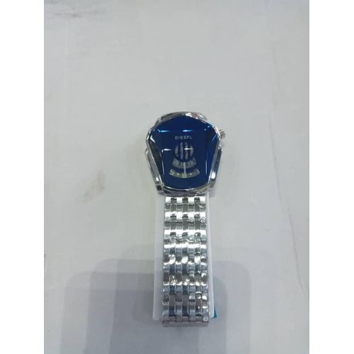Diesel Crystal Glass Watch-Silver
