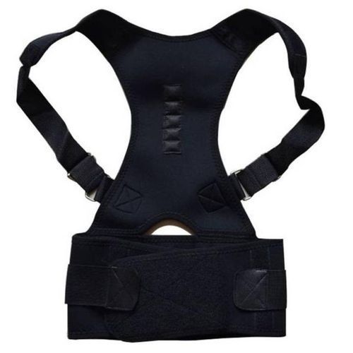 Real Doctors Posture Shoulder Back Support Brace - Black.