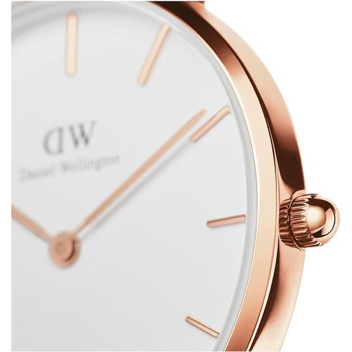 Daniel Wellington Petite Melrose Rose Gold Watch 28mm Mesh For Women-Gold
