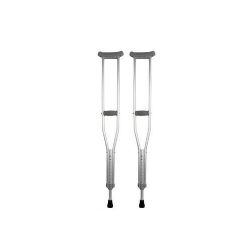 Genuine Pair Of Extendable Underarm Crutches - Grey