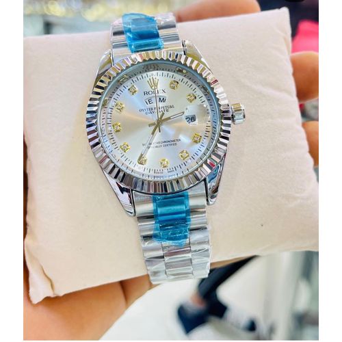 Rolex Date  Watch &ndash; Silver