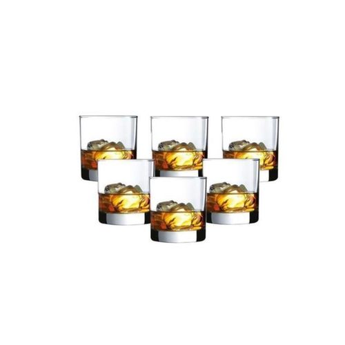 Elegant 6 Pieces  Set Whisky Glasses / Drinking Water / Wine Glasses  -Transparent