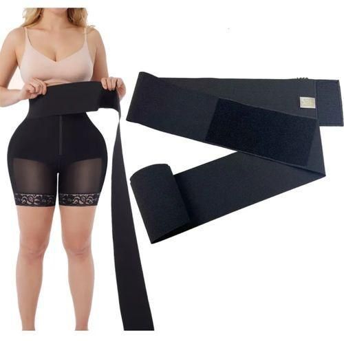 Waist Trainer Body Shaper Male Abdomen Reducer Bandage Wrap Slimming Belt Tummy Control Waist Trimmer Corset Belly Shapewear Black