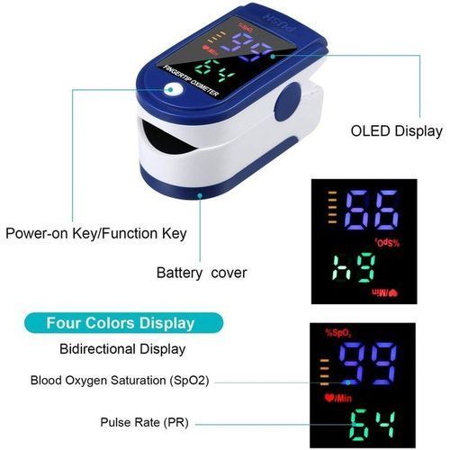 Pulse Oximeter L-ED Display Blood Oxygen Pulse