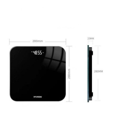 Digital Body Weighing Scale - Black