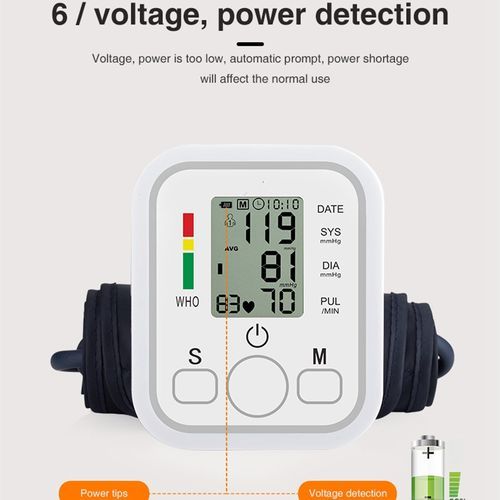 Ace Elec Arm Blood Pressure Monitor Meter-LCD Digital Display