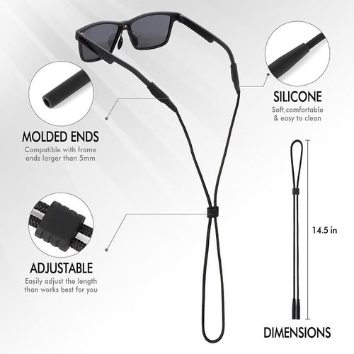 2 X 3x Eyeglass Strap Fashion Versatile Eyeglass Chain