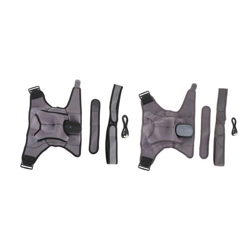 Heated Shoulder Brace Wrapping  Gray Black
