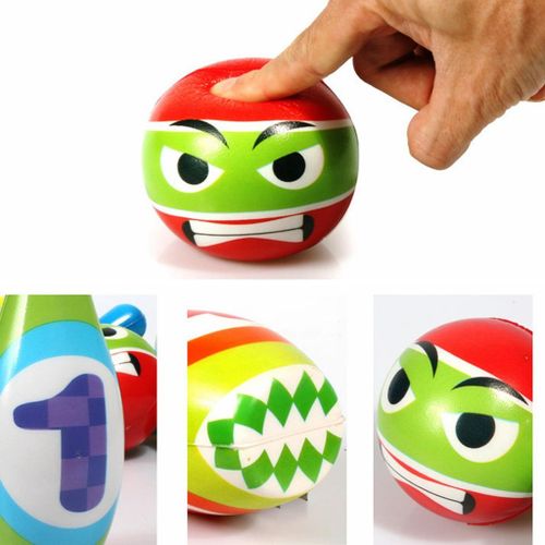 12pcs Kids Colorful Bowling Set, Toddlers Educational
