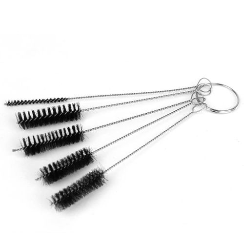 5 SIZES Tattoo Machine Cleaning Brushes Ink Supply Grip Tube Gun Tip