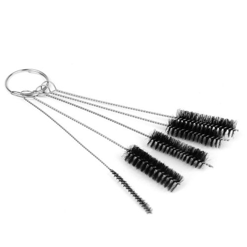 5 SIZES Tattoo Machine Cleaning Brushes Ink Supply Grip Tube Gun Tip
