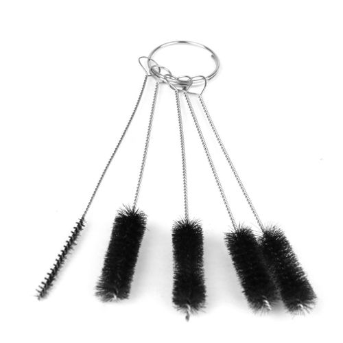 5 SIZES Tattoo Machine Cleaning Brushes Ink Supply Grip Tube Gun Tip
