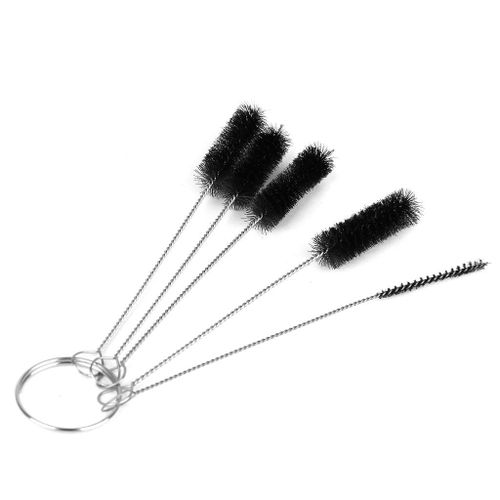 5 SIZES Tattoo Machine Cleaning Brushes Ink Supply Grip Tube Gun Tip