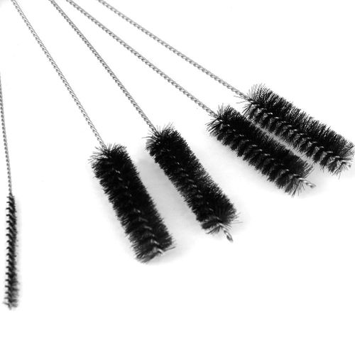 5 SIZES Tattoo Machine Cleaning Brushes Ink Supply Grip Tube Gun Tip