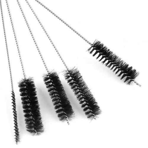 5 SIZES Tattoo Machine Cleaning Brushes Ink Supply Grip Tube Gun Tip