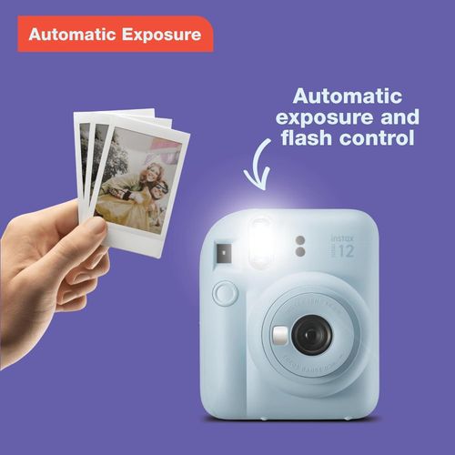 Fuji Instax mini 12 instant camera - pastel blue