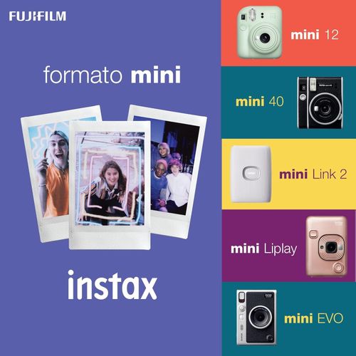 Fuji Instax mini 12 instant camera - pastel blue