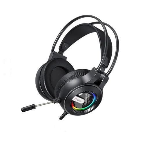 Yesido RGB Light Professional Gaming Headset  With Metal Earing-Black