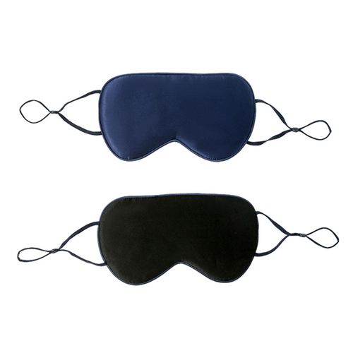 Sleeping Eye Mask Portable Lightweight Soft Blindfold for Nap Black