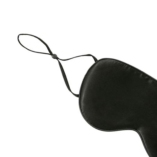 Sleeping Eye Mask Portable Lightweight Soft Blindfold for Nap Black