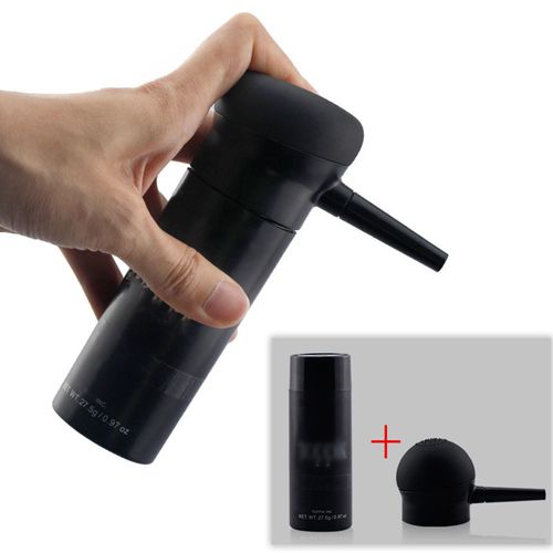 Hair Fiber Applicator Pump Atomizer Sprayer Black for Hair Building