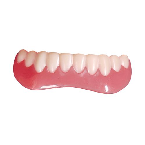 Upper Lower Veneers False Teeth Denture Bright White for lower jaw