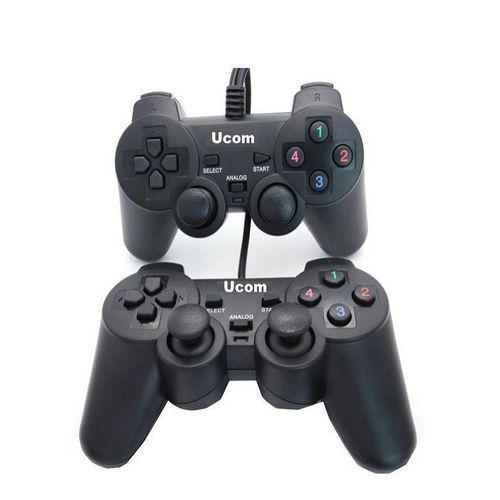 UCOM USB GamePad Twinshock Controller Joystick For PC - Black