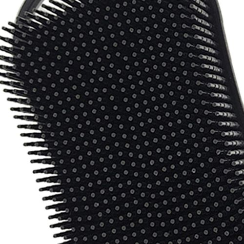Soft Silicone Body Scrubber Bath Brush Scalp Massager Dual Use Black