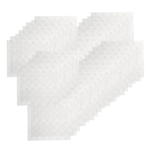 Lot 480pcs Nail Glue Sticker Adhesive Tabs Transparent