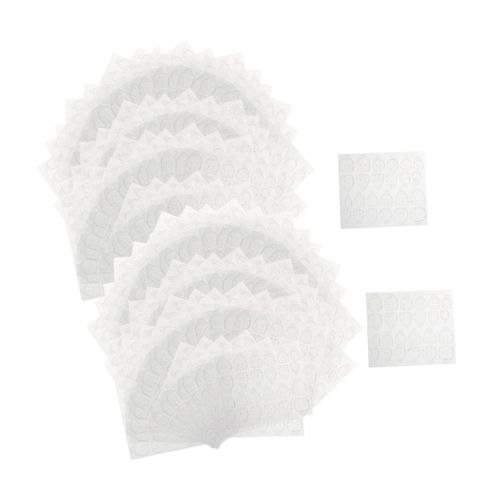 Lot 480pcs Nail Glue Sticker Adhesive Tabs Transparent
