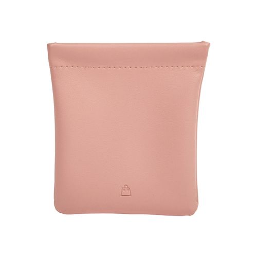 Pocket Cosmetic Bag PU Leather Soft Ladies Purse For Pink