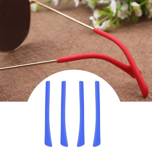 6 X 4 Count Eyeglasses Temple Tips Sleeve Soft Silicone